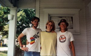 "Mountain Man Doc Dave" returned from the mountains, with Mary Pat & Mike