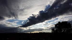 Ignacio sunrise through clouds