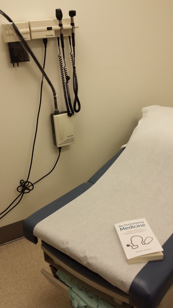 Rehumanizing Medicine Book on Exam Table