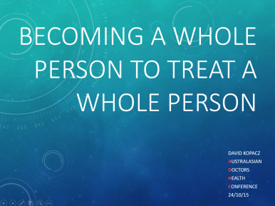 becoming a whole person