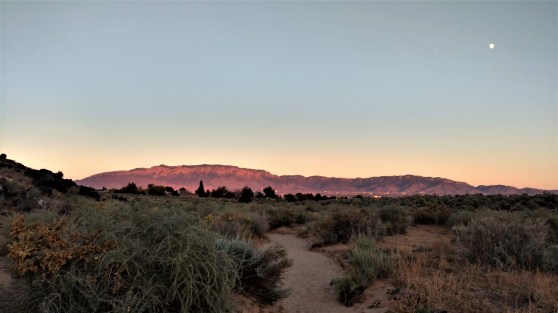 Sandia from Petroglyphs Sunset